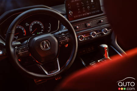 2023 Acura Integra A-Spec, steering wheel